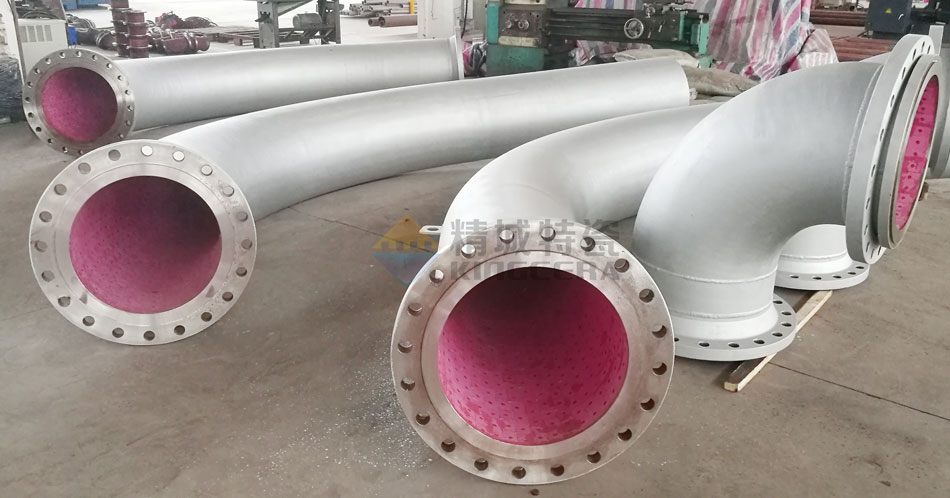 內(nèi)襯耐磨陶瓷粉煤灰輸送管道性能特點與應(yīng)用